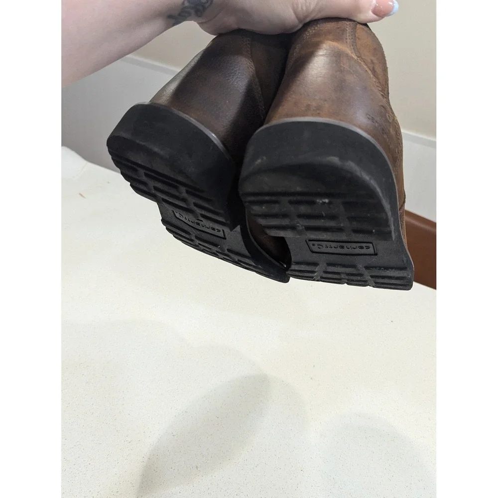Carhartt CMS4190 Romeo Work Boots Brown Leather Waterproof EH 11.5W